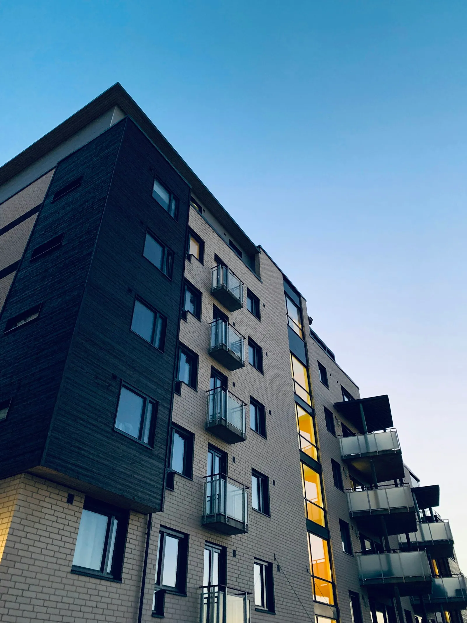 Apartment building exterior